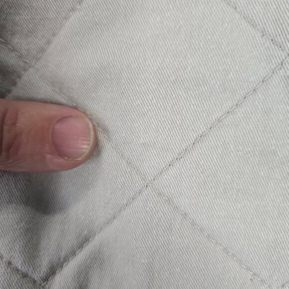 Joie Jacket Womens S Oversized Tan Quilted Snap Closure Shacket Barn Chore - Picture 13 of 13